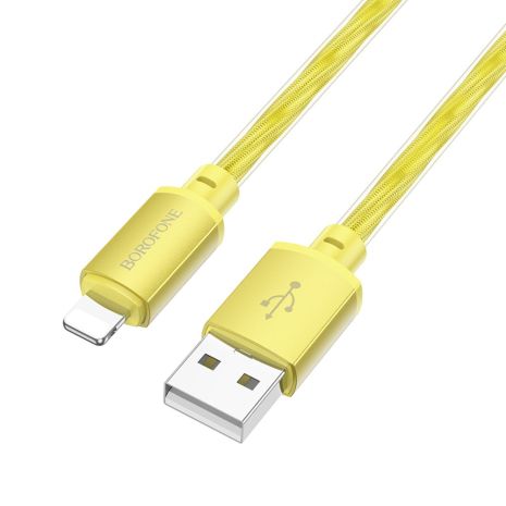 Кабель Borofone BX95 USB to Lightning 1м золотий
