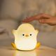 Ночник детский силиконовый сенсорный Пингвин VALESO A051 для спальни аккумуляторный бежевый