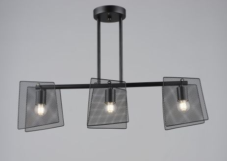 Черная люстра в стиле лофт Sirius B S2469/3 BK