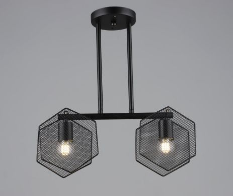 Люстра лофт Sirius B S2473/2 BK, чорна