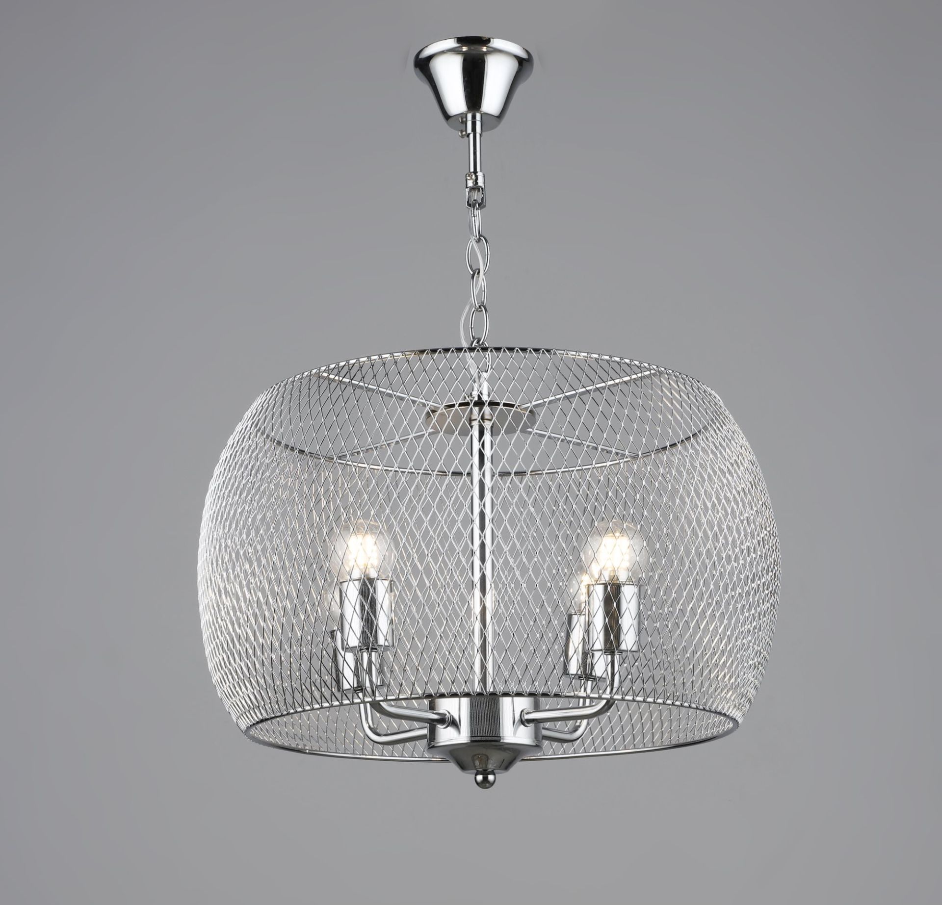 Подвесная люстра в стиле лофт металлическая Sirius B S2456/4 CH хром Подвесная люстра в стиле лофт металлическая Sirius B S2456/4 CH хром