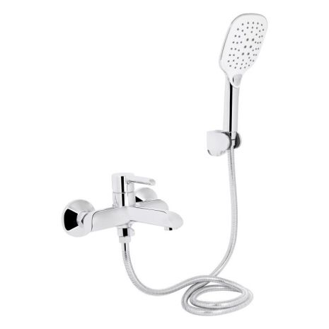 Смеситель для ванны Qtap Grand (c душевым гарнитуром) QTGRACRM006 Chrome Смеситель для ванны Qtap Grand (c душевым гарнитуром) QTGRACRM006 Chrome