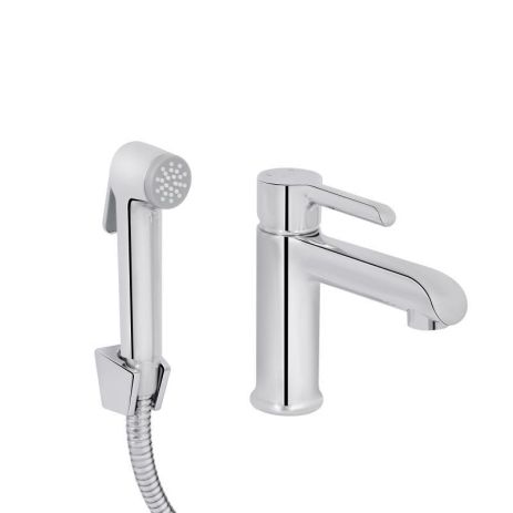 Раковинный смеситель Qtap Grand с гигиеническим душем QTGRA272CRM45670 Chrome