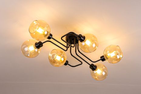 Потолочная люстра V модель GLX-21700/6D BK