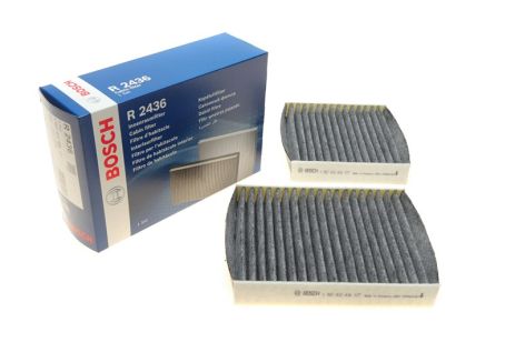 Фільтр салону CITROEN C3, CITROEN C4, CITROEN DS3, пара, BOSCH (1987432436)