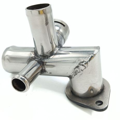 Фланец охлаждения 06A121132S Audi, Seat из нержавейки - ПОЖИЗНЕННАЯ ГАРАНТИЯ, ACS (Р428)