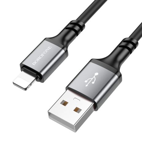 Кабель Borofone BX83 USB to Lightning 1m черный