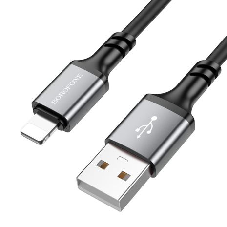 Кабель Borofone BX83 USB to Lightning 1m черный