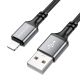 Кабель Borofone BX83 USB to Lightning 1m черный