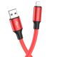 Кабель Borofone BX82 USB to Lightning 1m красный