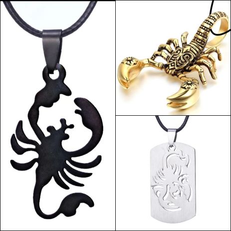 Кулон Скорпіон Scorpion підвіска у вигляді скорпіона 3 види
