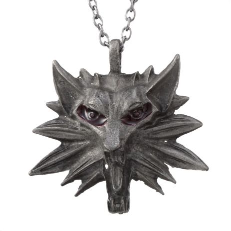 Кулон ведьмака «Дикая Охота» подвеска голова волка The Witcher