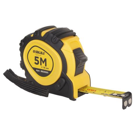 Рулетка магнітна JT 5м×19мм SIGMA 3823051 Рулетка магнітна JT 5м×19мм SIGMA 3823051