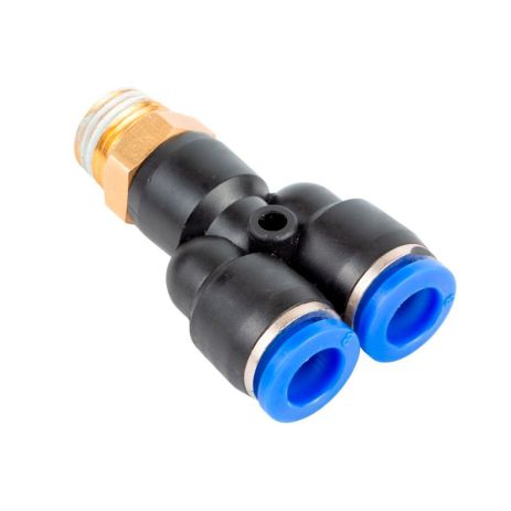 Штуцер цанговий (Y-подібний) Ø10мм МТ 1/4" SIGMA 7027851