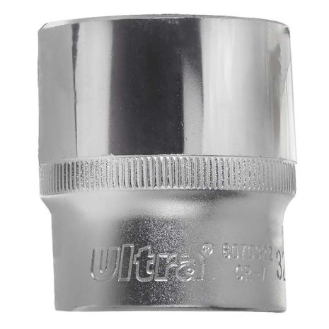 Насадка шестигранная короткая 1/2" 32мм CrV ULTRA 6070322