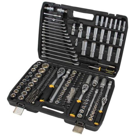 Комплект торцевых насадок и бит 1/4", 3/8", 1/2" 216шт CrV SIGMA 6003841