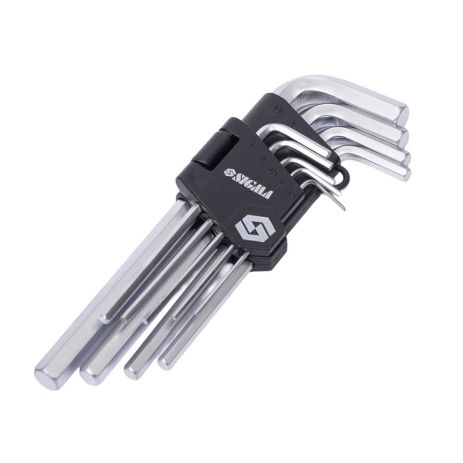 Ключи шестигранные 9шт 1.5-10мм CrV (средние) SIGMA 4022021