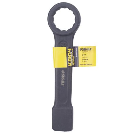 Ключ накидной односторонний ударный 30мм CrV SIGMA 6034061 Ключ накидной односторонний ударный 30мм CrV SIGMA 6034061