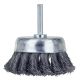 Щітка дротяна чашеподібна Ø75мм хвостовик Ø6мм (сталева кручена) SIGMA 9028071