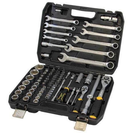 Набір торцевих насадок і біт 1/4", 1/2" 82шт CrV mid SIGMA 6001551