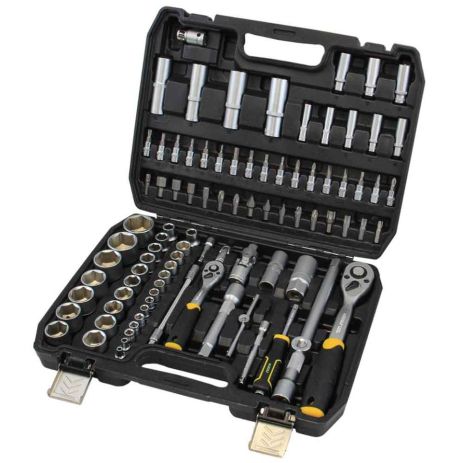 Набір торцевих насадок і біт 1/4", 1/2" 94шт CrV mid SIGMA 6003761