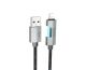 Кабель Hoco U123 USB to Lightning 27W 1.2m черный