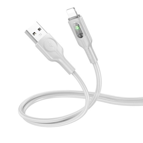 Кабель Hoco U120 USB to Lightning 1м сірий