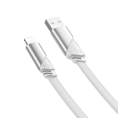 Кабель Hoco U119 USB to Lightning 1m серый