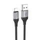 Кабель Hoco X102 USB to Lightning черный