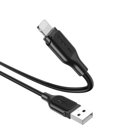 Кабель Borofone BX42 USB to Lightning 1м чорний