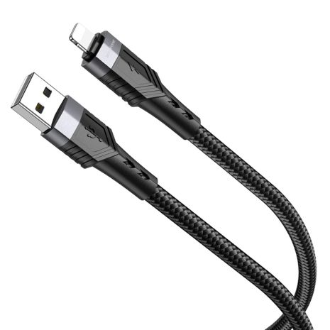 Кабель Borofone BU35 USB to Lightning 1.2m черный