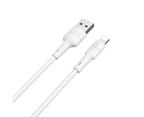 Кабель Borofone BX30 USB to Lightning 1m белый