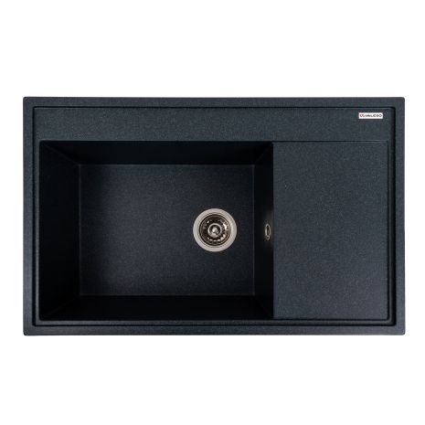 Гранітна кухонна мийка VALESO AZURIT 7950 матова антрацитова