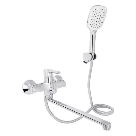 Смеситель для ванны Qtap Grand с поворотным изливом (c душевым гарнитуром) QTGRACRM005 Chrome Смеситель для ванны Qtap Grand с поворотным изливом (c душевым гарнитуром) QTGRACRM005 Chrome