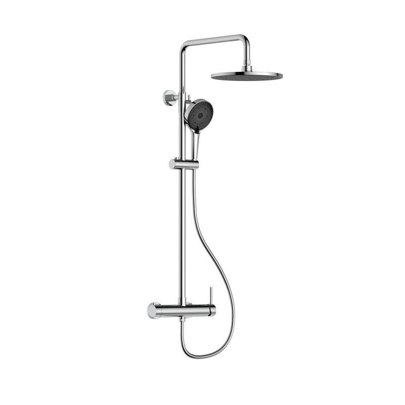 Душова система універсальна Qtap Sloup на два споживачі QT57103OC Chrome Душова система універсальна Qtap Sloup на два споживачі QT57103OC Chrome