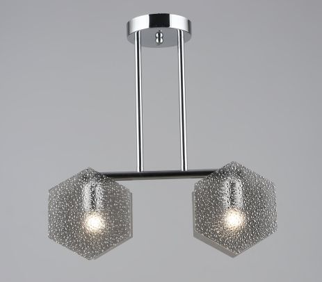 Люстра лофт дизайна Sirius B S2472/2 CH хромовая