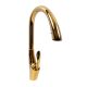 Смеситель кухонный с выдвижным изливом VALESO OB-D91B (PVD золото, латунь)