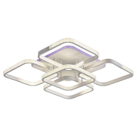 Люстра потолочная светодиодная с музыкальной колонкой и RGB подсветкой для большой гостиной VALESO YZD1271