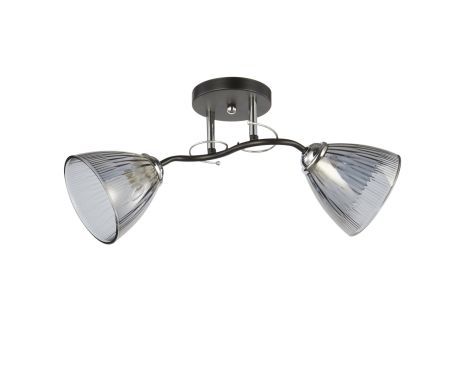 Декоративна люстра INTEREES IS 6223-2 BK+CR