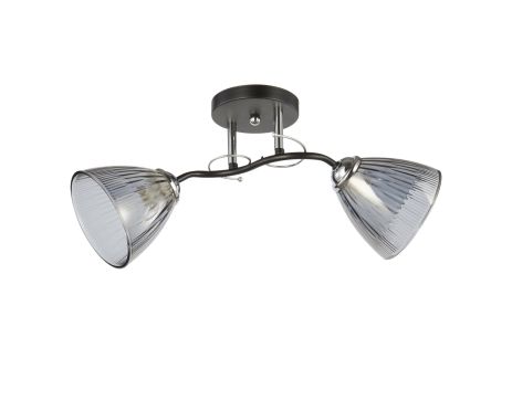 Декоративна люстра INTEREES IS 6223-2 BK+CR Декоративна люстра INTEREES IS 6223-2 BK+CR