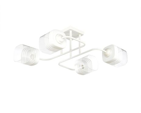 Белая декоративная люстра INTEREES IS 70195-4 WH