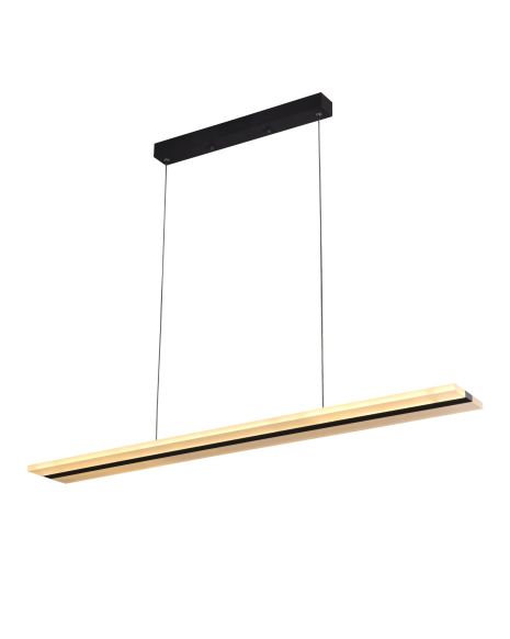 Люстра світлодіодна підвісна INTEREES IS QQD3161 BK 46W