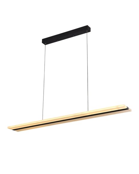 Люстра сетолиодная подвесная INTEREES IS QQD3161 BK 46W