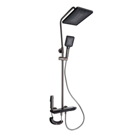 Душевая колонна с термостатом, модель KZ22 Platinum