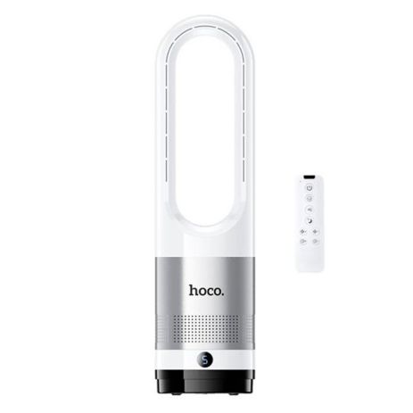 Напольный беспроводной вентилятор Hoco DF14 white Напольный беспроводной вентилятор Hoco DF14 white