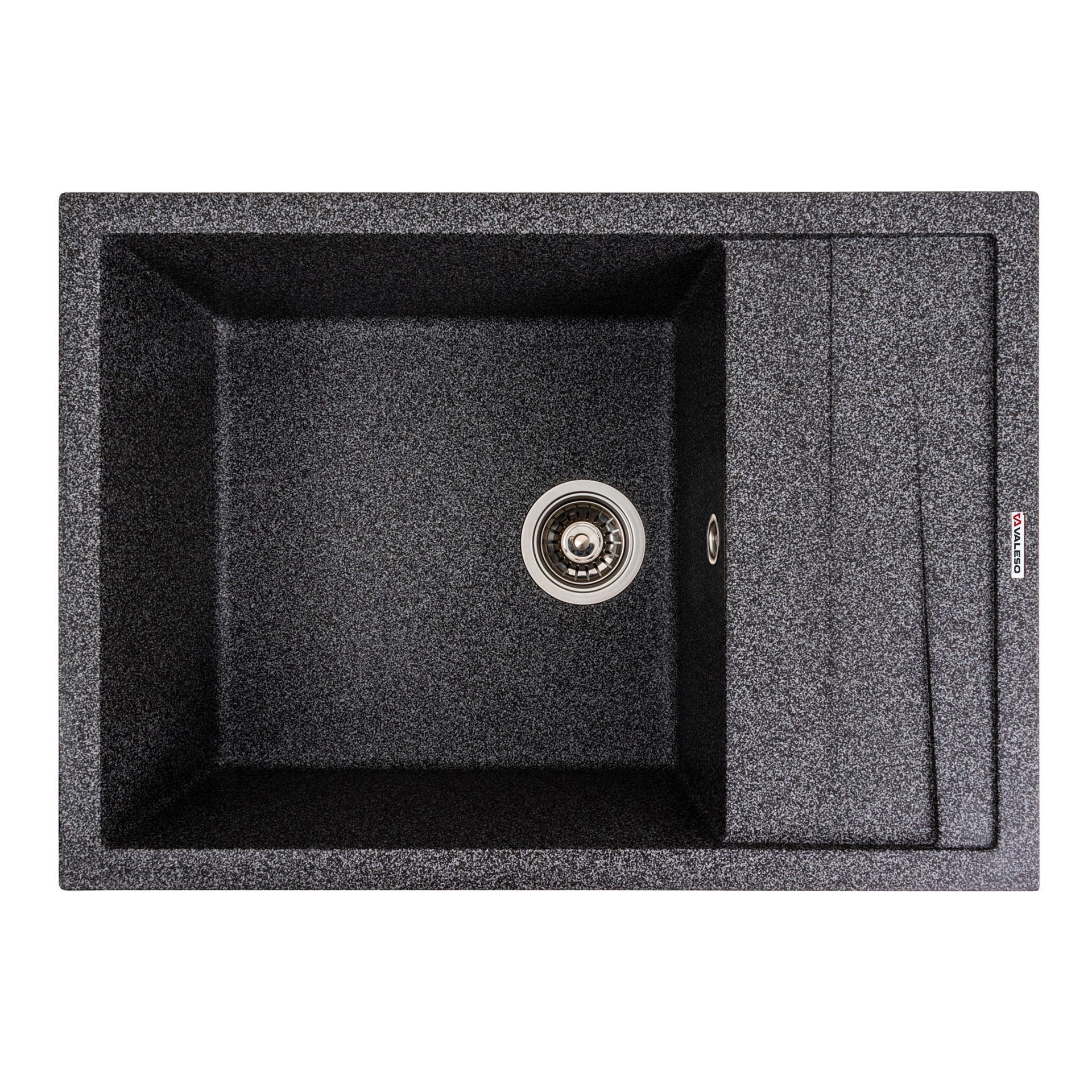 Гранитная кухонная мойка VALESO CASCADA 7050 матовая, цвет Графит Гранитная кухонная мойка VALESO CASCADA 7050 матовая, цвет Графит