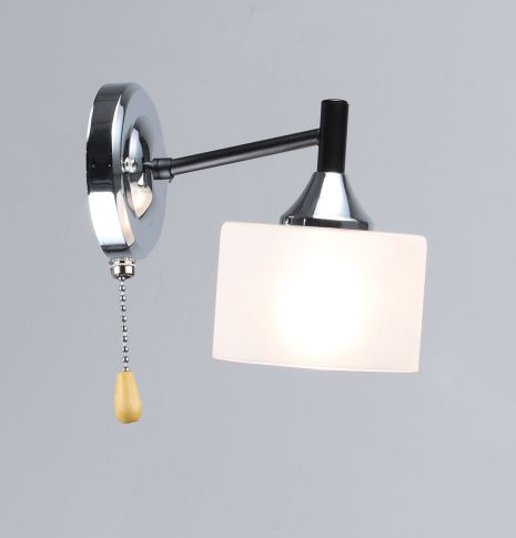 Чорний+Хром бра A4412/1W