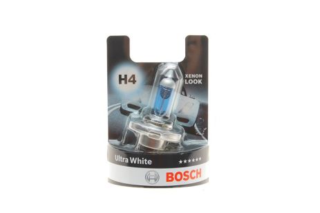 1987301152 BOSCH Лампа H4 12V 60/55W ULTRA WHITE, H4, TOYOTA 0050185, HONDA DONGFENG, BOSCH (1987301152)