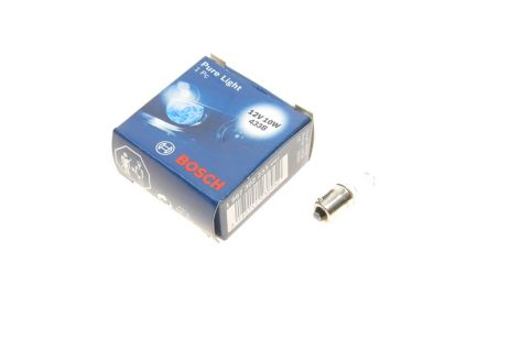 Лампа накаливания 12V 10W BA9s PURE LIGHT , BMW 5, BOSCH (1987302233)