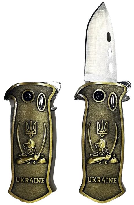 Запальничка - ніж Козак Україна турбо полум*я